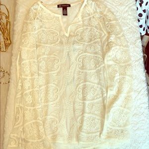 INC beige Top